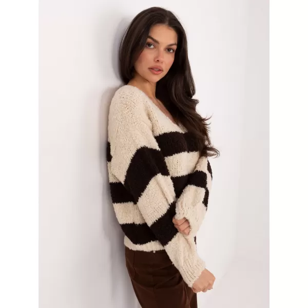  Dámský svetr ITALY MODA MI-SW-WK3031.22 BEIGE 