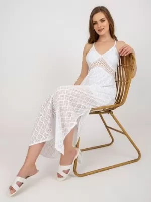 Dámské šaty OCH BELLA TW-SK-BI-8676.22 WHITE