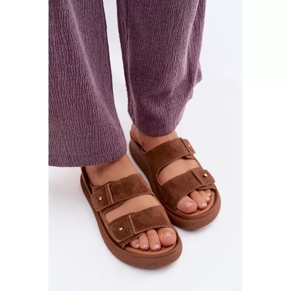 Dámské pantofle VINCEZA 66916 CAMEL 