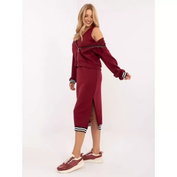  Dámský set RUE PARIS IT-KMPL-9719.64 BURGUNDY 