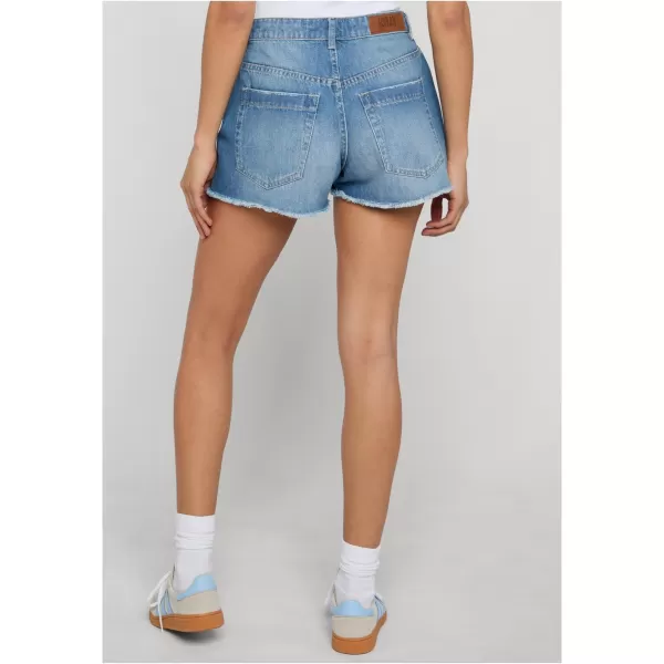  Dámské kraťasy URBAN CLASSICS TB8193 LIGHT BLUE WASHED 