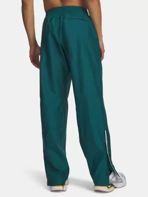 Pánské kalhoty UNDER ARMOUR UA ICON SW WOVEN PANTS 6009445-338 ZELENÁ