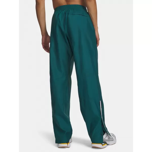  Pánské kalhoty UNDER ARMOUR UA ICON SW WOVEN PANTS 6009445-338 ZELENÁ 