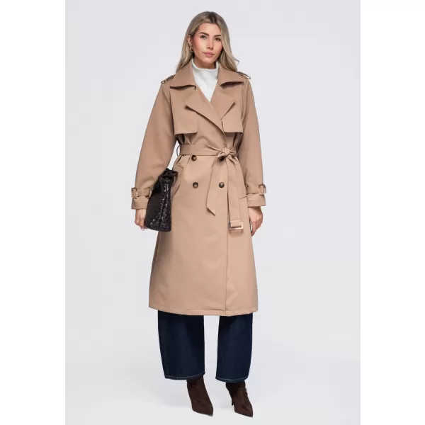  Dámský kabát OMBRE OW-CT-E0003 BEIGE 