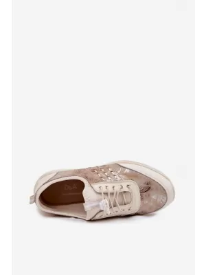 Dámské tenisky D&A GR61-5990 BEIGE
