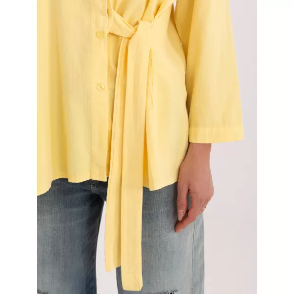  Dámská košile RUE PARIS IT-KS-FL10188.27 BRIGHT YELLOW 