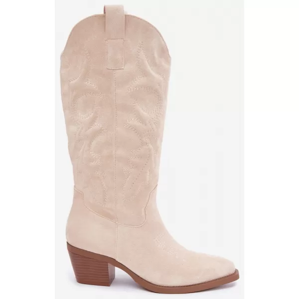  Dámské kozačky BOTO 7689A BEIGE 