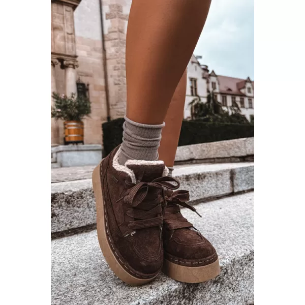  Dámské boty BIG STAR SHOES UU274188 BROWN/BEIGE SHADOWS 
