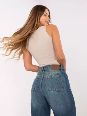 Dámské kalhoty SUBLEVEL D80018BB62456D285 DARK BLUE
