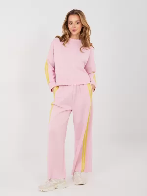 Dámská tepláková souprava RUE PARIS IT-KMPL-21772.12 BRIGHT PINK