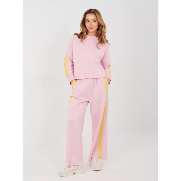  Dámská tepláková souprava RUE PARIS IT-KMPL-21772.12 BRIGHT PINK 
