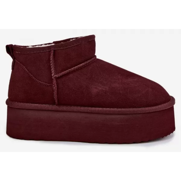  Dámské sněhule BOTO 6391 BURGUNDY 