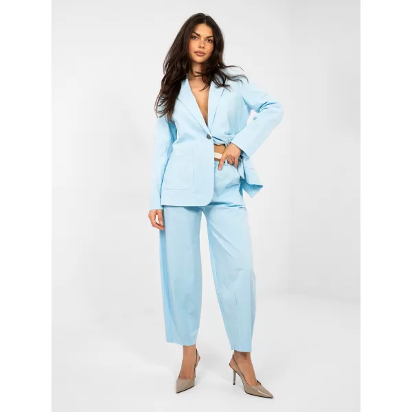  Dámské kalhoty ITALY MODA IT-SP-FL10125.78 LIGHT BLUE 