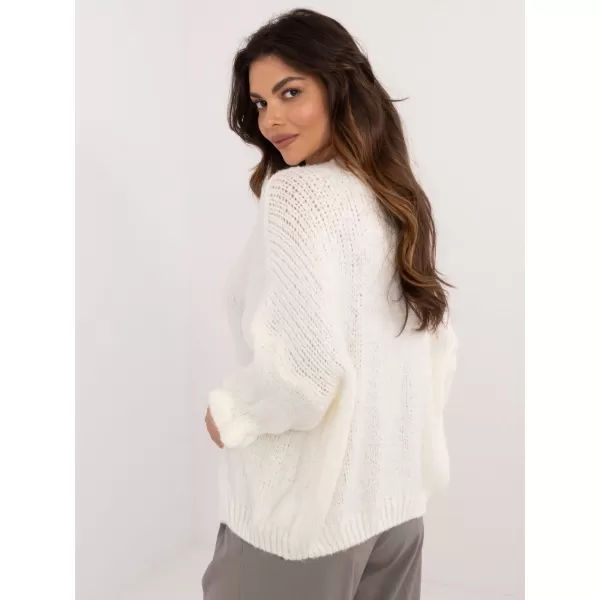  Dámský svetr ITALY MODA MI-SW-2911.91 ECRU 