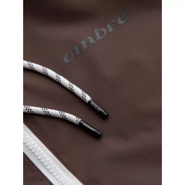  Pánská bunda OMBRE C584 BROWN AND BEIGE 