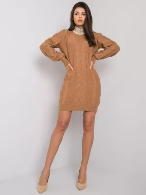 Dámské šaty RUE PARIS LC-SK-2002.96 CAMEL
