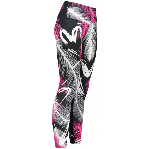  Dámské dlouhé legíny premium (nové velikosti) ALTISPORT VOJ/ALW001LEG05 černá/růžová 