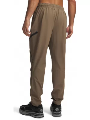 Pánské sportovní kalhoty UNDER ARMOUR UA UNSTOPPABLE CARGO PANT 1390256-219 HNĚDÁ