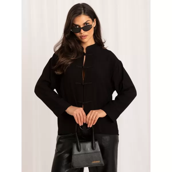  Dámská košile ITALY MODA MI-KS-A336315.75 BLACK 