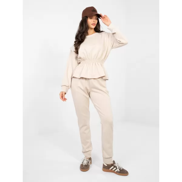  Dámský komplet RUE PARIS IT-KMPL-22239.95 BEIGE 