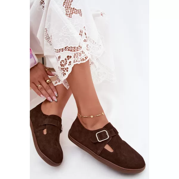  Dámské polobotky BOTO JH578 BROWN 