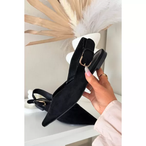  Dámské baleríny BOTO JH598/9755 BLACK 