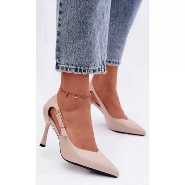  Dámské lodičky VINCEZA 62288 BEIGE 