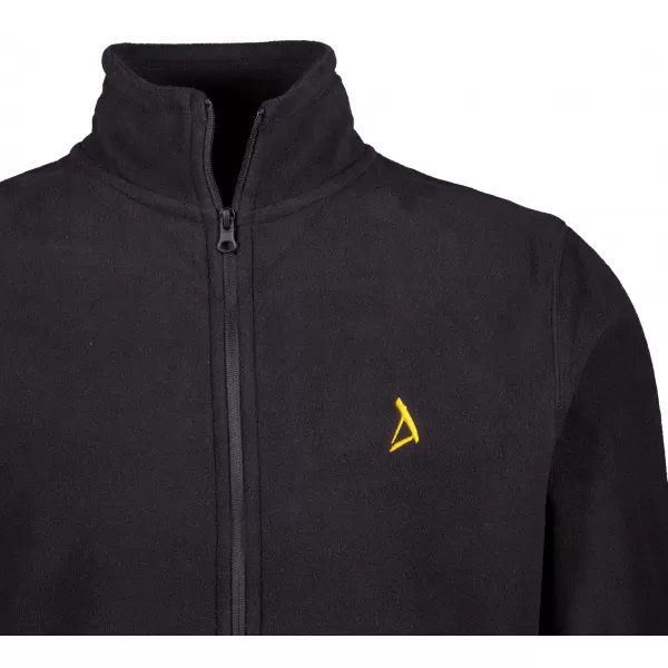  Pánská fleece mikina ALTISPORT ALM002852 ČERNOZLATÁ 