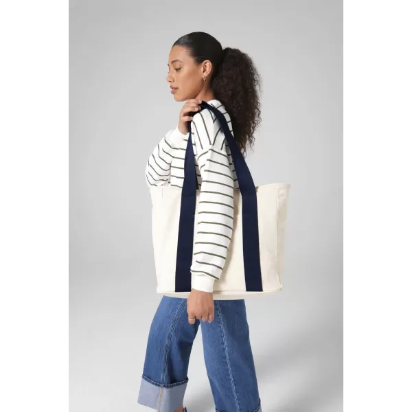  Taška BagBase | BG 675 NATURAL/NAVY 