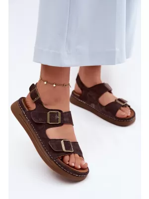 Dámské sandály VINCEZA 79620 CHOCOLATE
