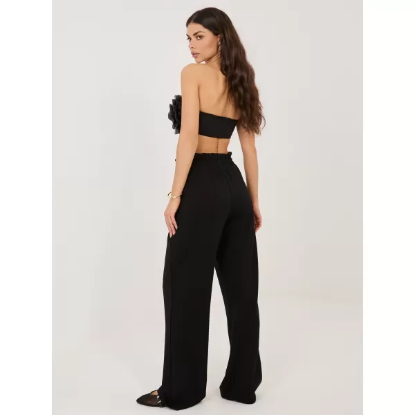  Dámské tepláky RUE PARIS RV-DR-A1292.31 BLACK 