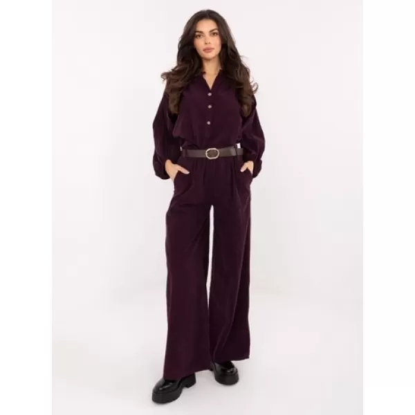  Dámské kalhoty ITALY MODA IT-SP-25782.73 DARK PURPLE 