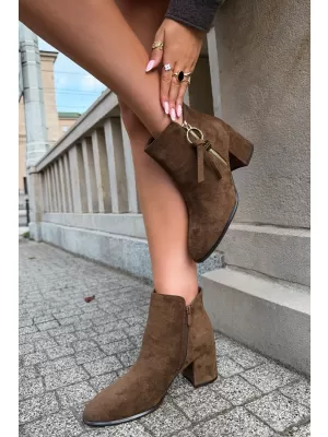 Dámské kotníkové boty BOTO NS653P BROWN