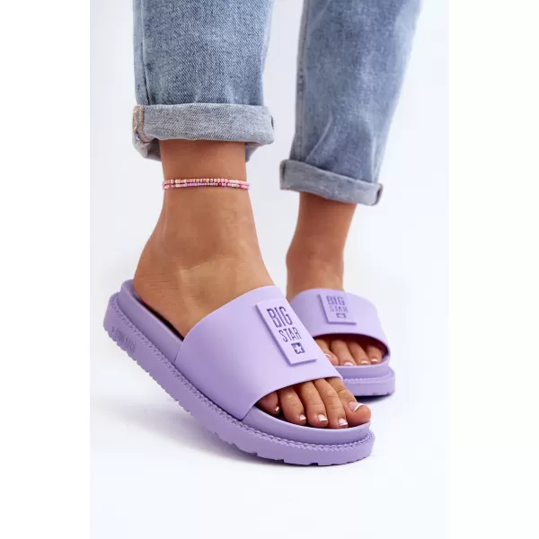  Dámské pantofle BIG STAR SHOES LL274426 VIOLET 