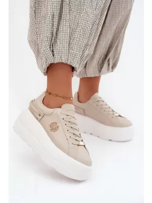 Dámské tenisky D&A LR61-7095 BEIGE