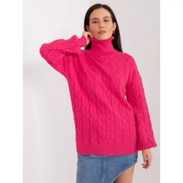  Dámský svetr WOOL FASHION ITALIA AT-SW-2348.93 FUCHSIA 