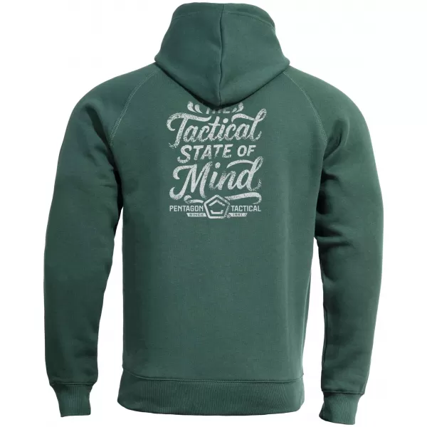  Pánská mikina PENTAGON PHAETON HOOD STATE OF MIND K09021-ST SPRINGBOK GREEN 