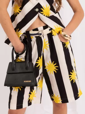 Dámské kraťasy ITALY MODA IT-SN-FL10889YGM.20 BLACK