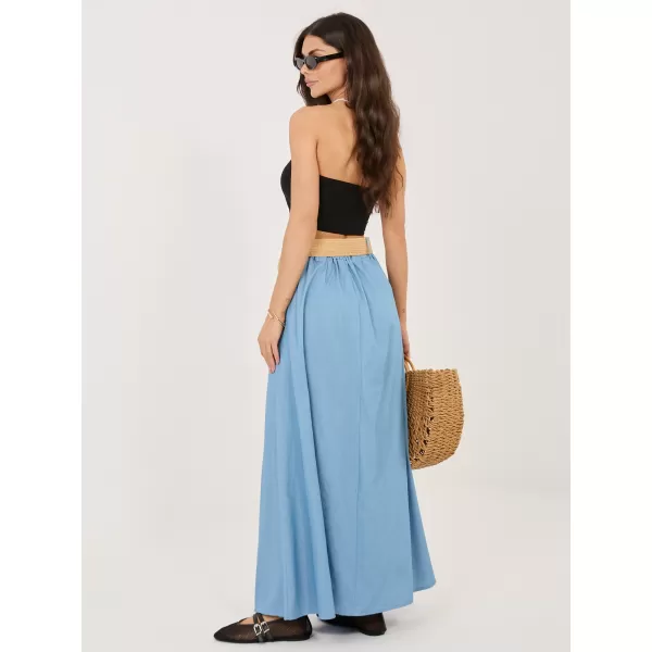  Dámská sukně ITALY MODA MI-SD-A308911.05 LIGHT BLUE 