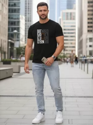Pásnké triko DSTREET ČERNÁ