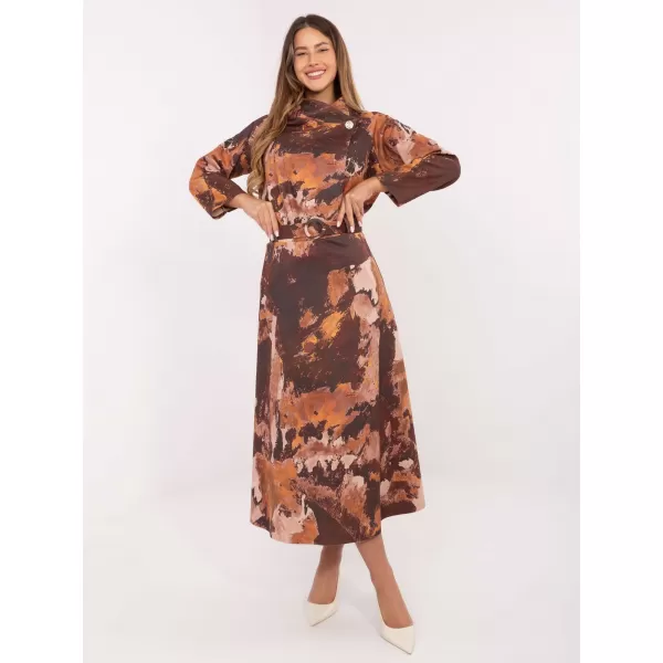  Dámská sukně ITALY MODA IT-SD-18951-2.04 DARK GREEN 