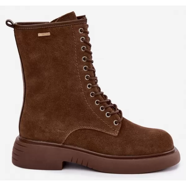  Dámské boty BIG STAR SHOES UU274611 BROWN/BEIGE 