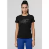 Dámské triko 4F 4FWMM00TTSHF3309 DEEP BLACK