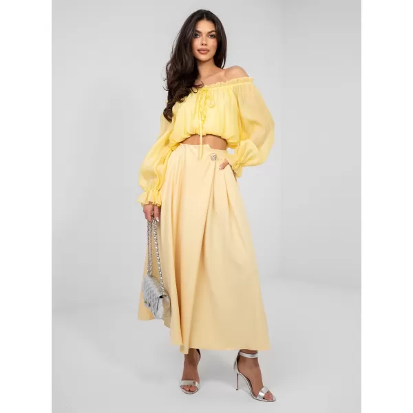  Dámská sukně FACTORY PRICE IT-SD-81036.82 BRIGHT YELLOW 