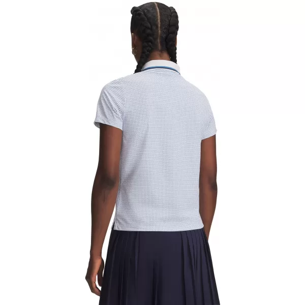  Dámské triko UNDER ARMOUR UA ARMOURDRY PRINTED POLO 6015132-100 BÍLÁ 