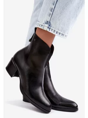 Dámské kotníkové boty VINCEZA 58654 BLACK