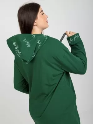 Dámská mikina RELEVANCE RV-BL-8266.34P DARK GREEN