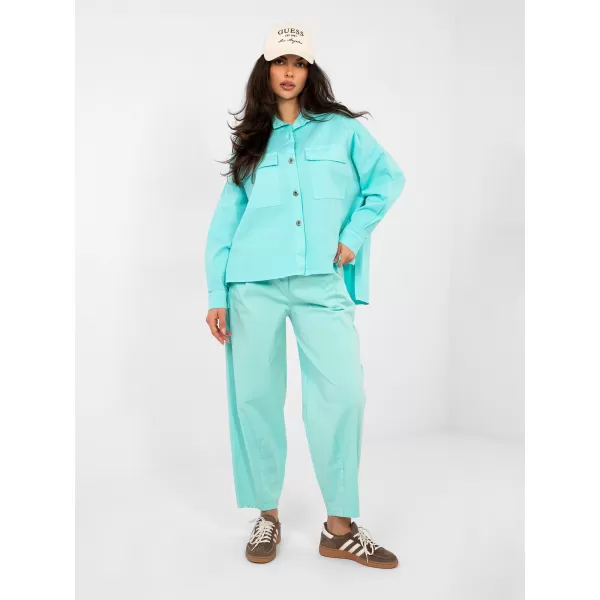  Dámská košile ITALY MODA IT-KS-FL9968.48 TURQUOISE 