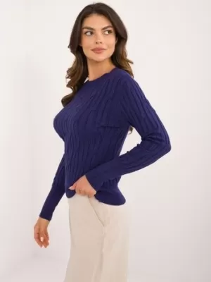 Dámský svetr WOOL FASHION ITALIA AT-SW-2338-2.00 NAVY