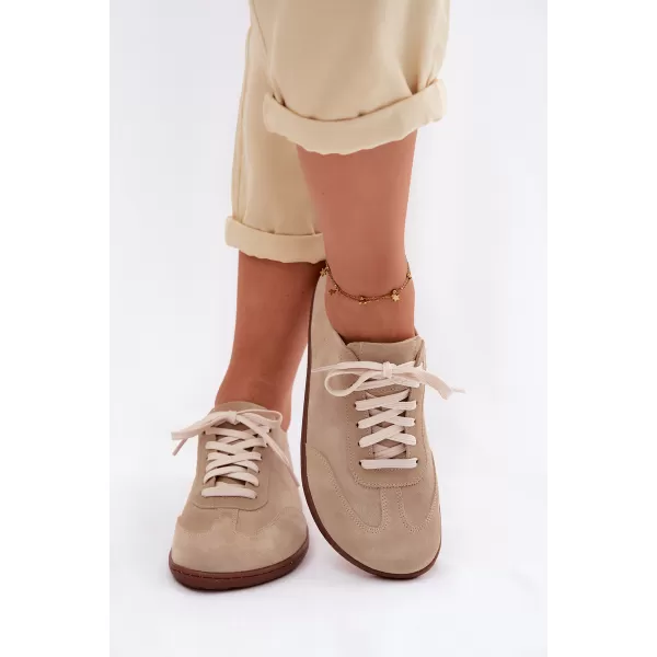  Dámské tenisky ZAZOO N1243/612 BEIGE 
